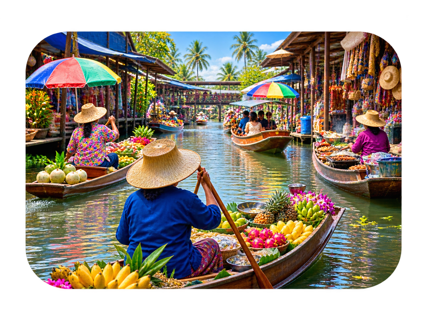 Damnoen Saduak Floating Market