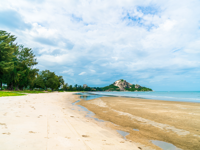 Hua Hin beach in Thailand