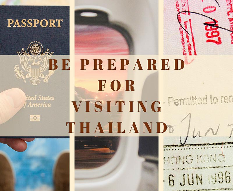 Important documents must be prepared for visiting Thailand