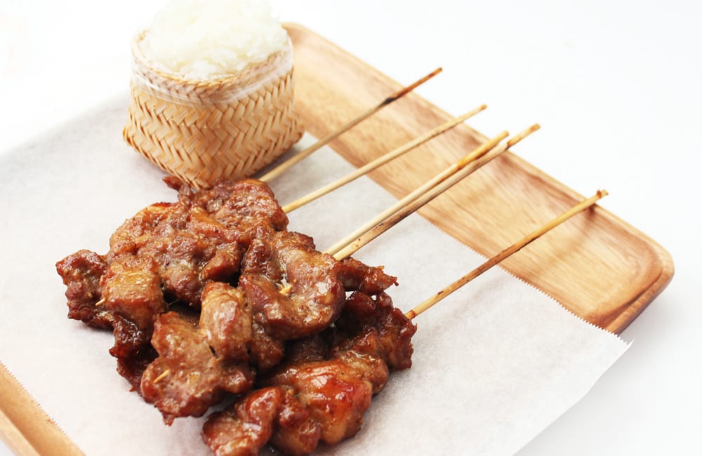 Grilled Pork with Sticky Rice